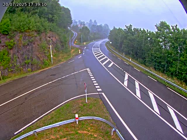 Caméra autoroute France - N66, col du Bussang direction Remiremont