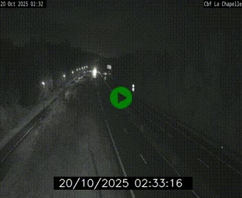 Webcam sur le périphérique de Nantes (N844) à hauteur de Porte de la Chapelle, au nord de la ville