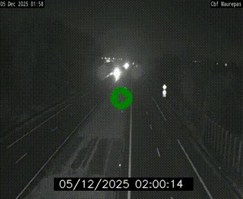 Webcam sur le périphérique de Rennes (N136) à hauteur de Maurepas, au nord de la ville