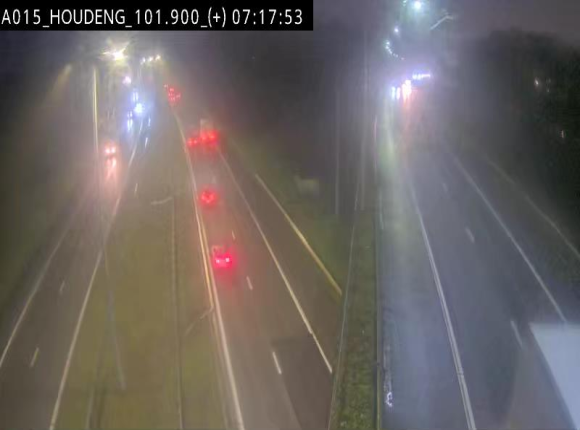 Webcam autoroute Belgique - Houdeng-Goegnies - Jonction E19/E42 direction Tournai/Mons - BK 101.85