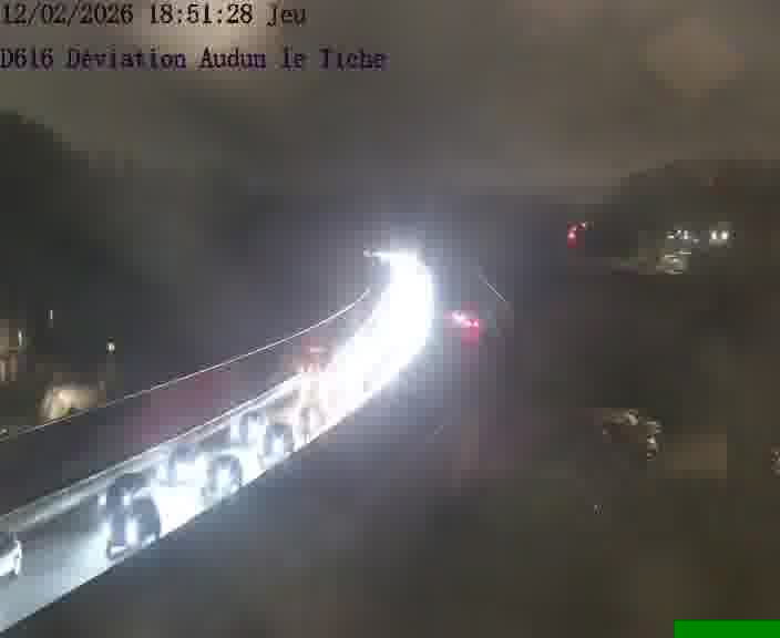 Webcams sur la D616, sur le contournement d'Audun-le-Tiche menant à Belval (Luxembourg)