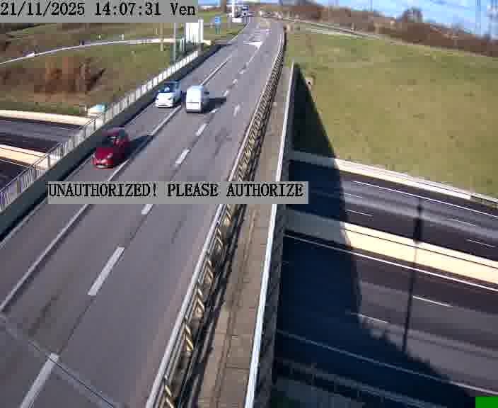 Caméra de trafic sur D1 (France) à Argancy, orientée vers Thionville, permettant d’évaluer fluidité, incidents et densité automobile.