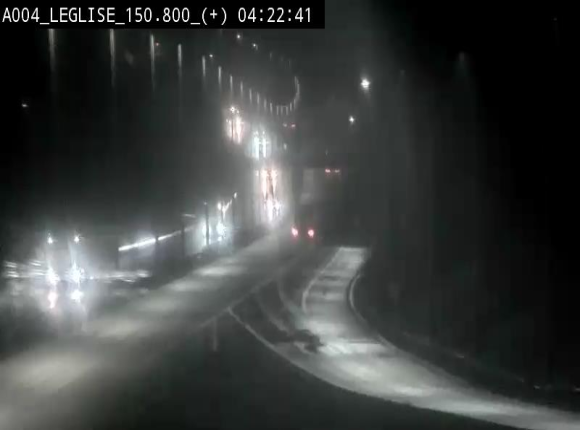 Caméra autoroute Belgique - Côte de Léglise, E411(A4) direction Luxembourg