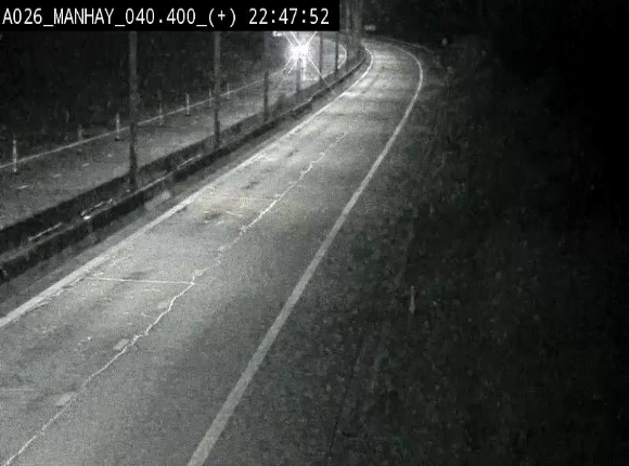 Webcam autoroute A26/E25 à hauteur de Manhay, avant la jonction avec la N651 en direction de Luxembourg - BK 40.4
