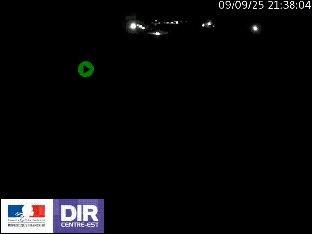 Webcam sur le contournement de Valence, sur la Nationale 7, à la jonction avec la N532, caméra orientée vers Grenoble