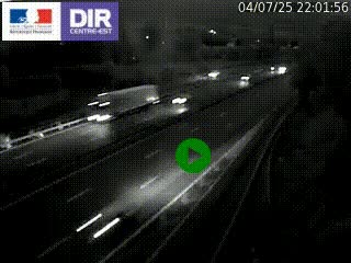 Webcam sur la Nationale 201 à hauteur de la sortie Chambéry-Nord, avant à la jonction entre l'A41 et l'A43, en direction de Lyon