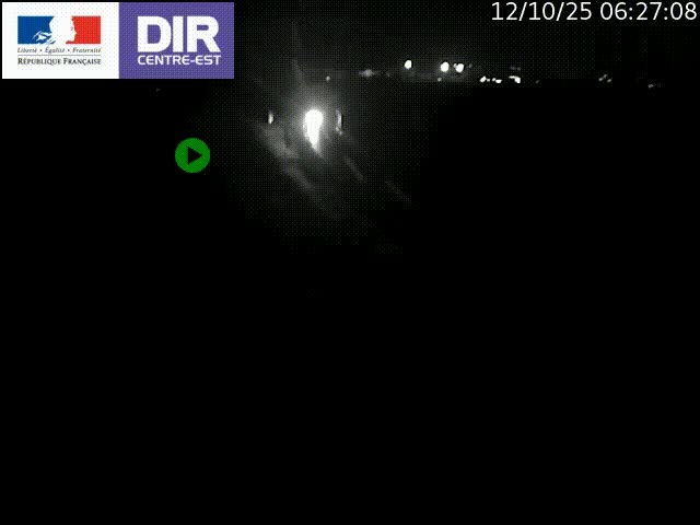 Webcam sur le contournement de Valence, sur la Nationale 7, caméra orientée vers Lyon