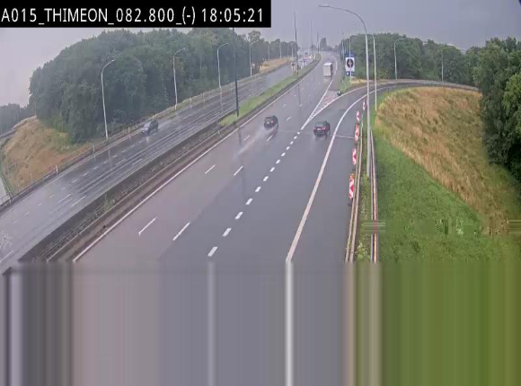 Caméra trafic Belgique - Thiméon - E42, jonction avec A54 (E420) direction La Louvière/Charleroi - BK 82.82