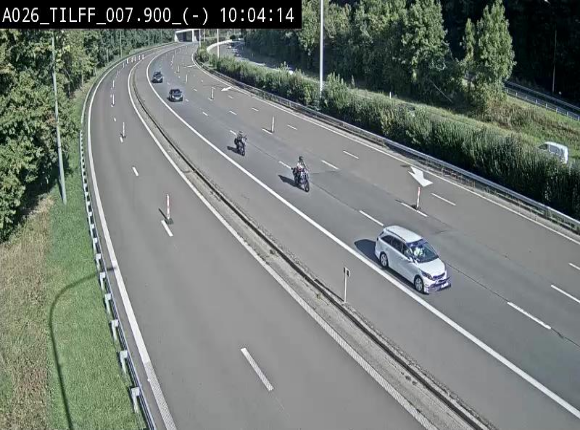 Webcam autoroute A26/E25 à Esneux, en Belgique en direction Luxembourg - BK 7.9