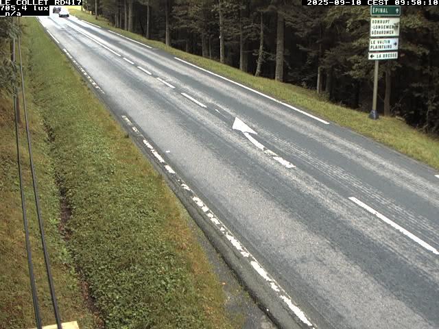 Caméra du Collet sur la route de Colmar (D417)