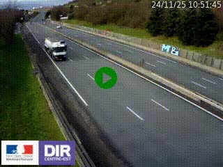 Webcam routière à Saint-Etienne-Terrenoire sur la RN88 avant la jonction entre l'A72 et le Boulevard Périphérique de Saint-Etienne
