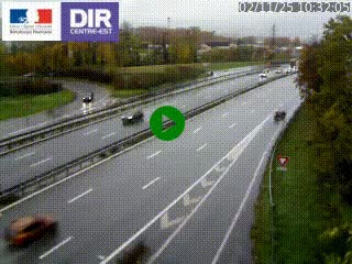 Caméra routière à hauteur de la sortie 15 Chambéry-centre au PK 4,103 en direction d'Albertville