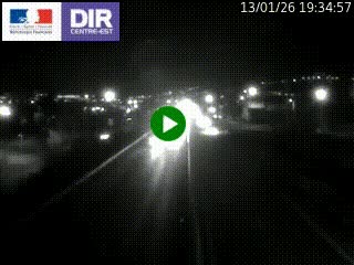 Caméra autoroute à Saint-Etienne (Les Littes) à hauteur du Ikea Saint-Etienne sur l'A72 en direction de Roanne