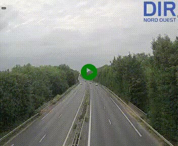 Webcam sur le périphérique de Caen (N814) à l'est de la ville, à Mondeville hauteur de la sortie 2, Presqu'île-Rives de l'Orne, au bout de l'autoroute A13
