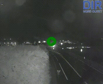 Webcam au début de l'A84 sur le périphérique Ouest de Caen (N814) à hauteur de la sortie 9, Porte de Bretagne