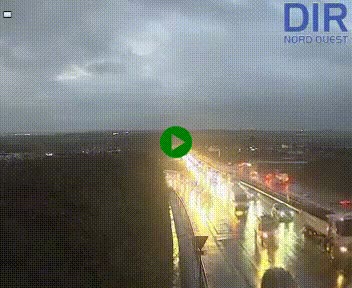 Webcam au début de l'A84 sur le périphérique Ouest de Caen (N814) à hauteur de la sortie 9, Porte de Bretagne
