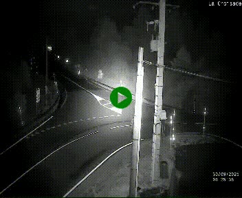Webcam au carrefour de la croisade, à la jonction entre la N22 et la N320, avant le poste de douane franco-andorrane. Webcam à 1790 mètres d'altitude