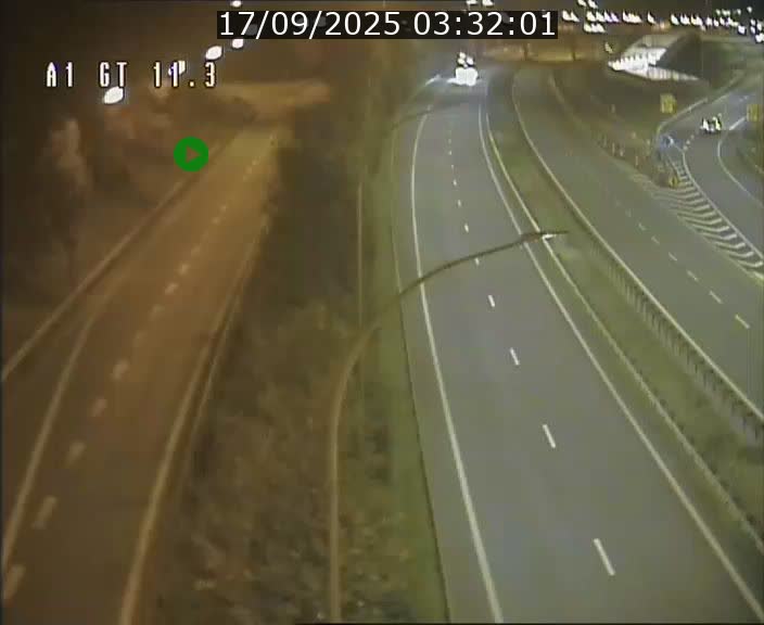 Traffic live webcam Luxembourg Senningerberg - A1 direction Allemagne - BK 11.3