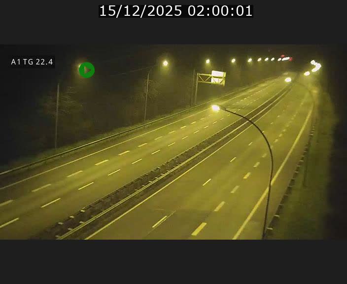 Traffic live webcam Luxembourg Flaxweiler - A1 direction Luxembourg - BK 22.4
