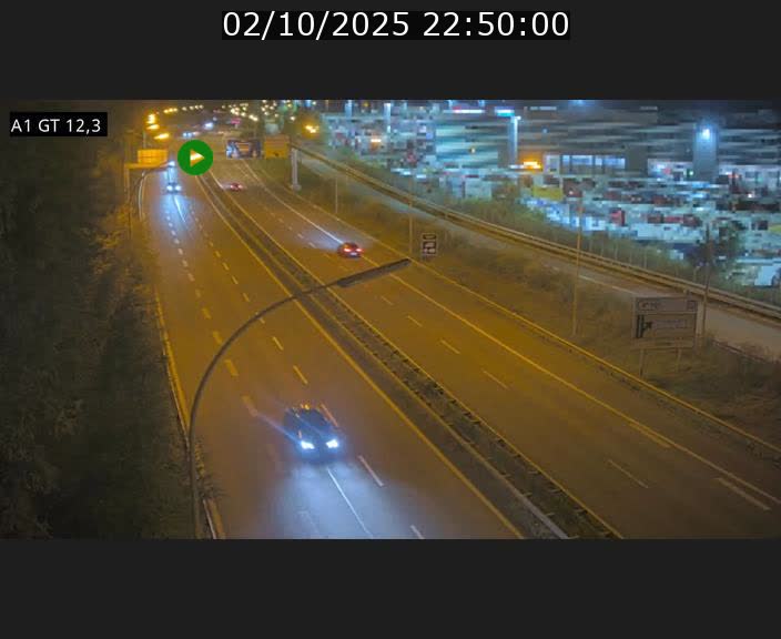 Traffic live webcam Luxembourg Senningerberg - A1 direction Allemagne - BK 12.3
