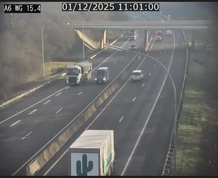 Traffic live webcam Luxembourg Capellen - A6 - BK 15.4 - direction Luxembourg/France/Allemagne