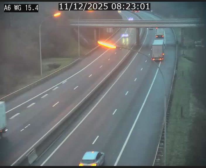 Traffic live webcam Luxembourg Capellen - A6 - BK 15.4 - direction Luxembourg/France/Allemagne