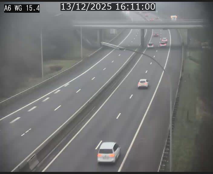 Traffic live webcam Luxembourg Capellen - A6 - BK 15.4 - direction Luxembourg/France/Allemagne