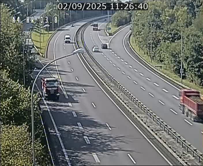 Webcam traffic A4 Luxembourg - BK 3.8 - Leudelange (direction Esch sur Alzette)