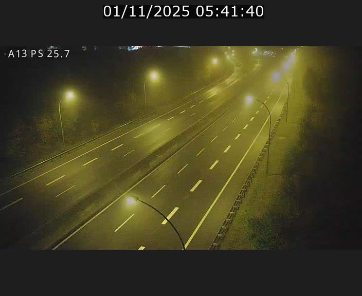 Traffic live webcam Luxembourg Frisange - A13 direction Allemagne - BK 26