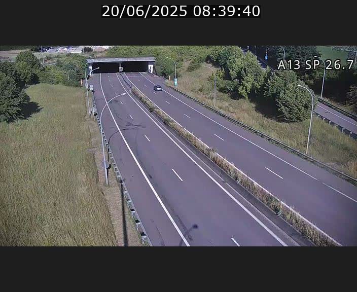 Traffic live webcam Luxembourg Frisange - A13 direction Luxembourg-ville - BK 26.7