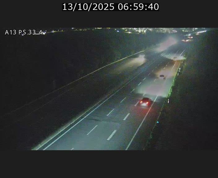 Webcam trafic sur A13 à hauteur de Mondorf-les-Bains en direction d'Altwies