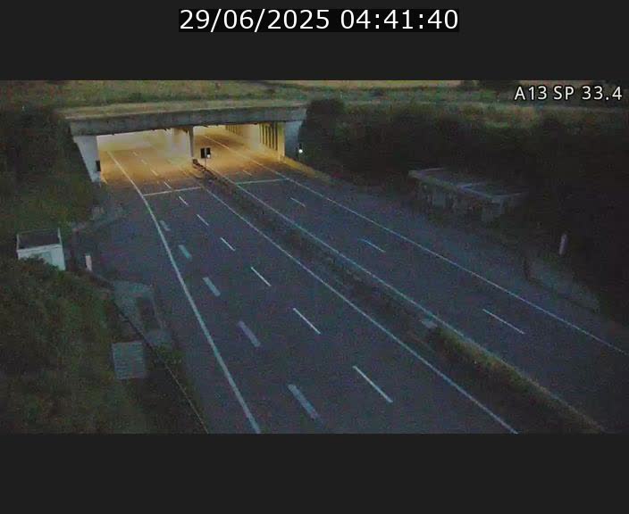 Webcam trafic sur A13 à hauteur d'Altwies en direction de Mondorf-les-bains et en provenance de l'Allemagne