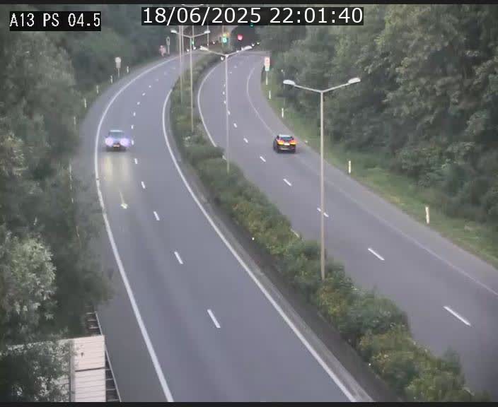 Traffic live webcam Luxembourg Differdange - A13 direction Esch-sur-Alzette - BK 4.5