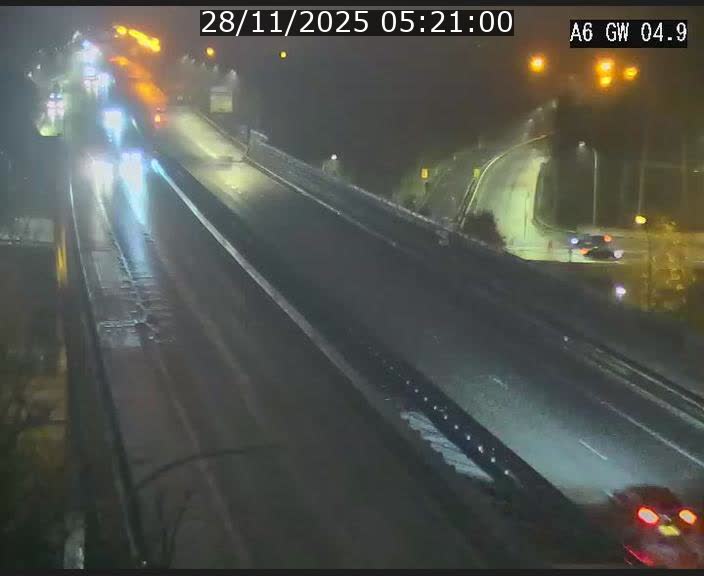 Traffic live webcam Luxembourg Croix de Cessange - A6 - BK 4.9 - direction Belgique
