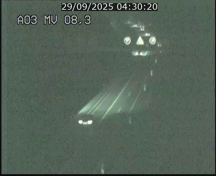 Webcam Autoroute après la Croix de Bettembourg en direction de Luxembourg sur l'A3