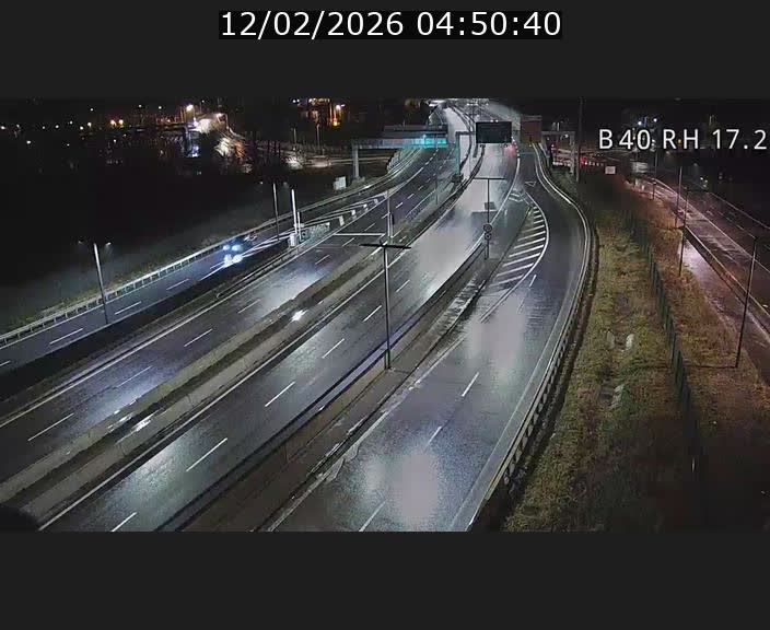 Webcam sur le contournement d'Esch Belval à hauteur de la sortie Université de Luxembourg. Vue orientée vers Luxembourg