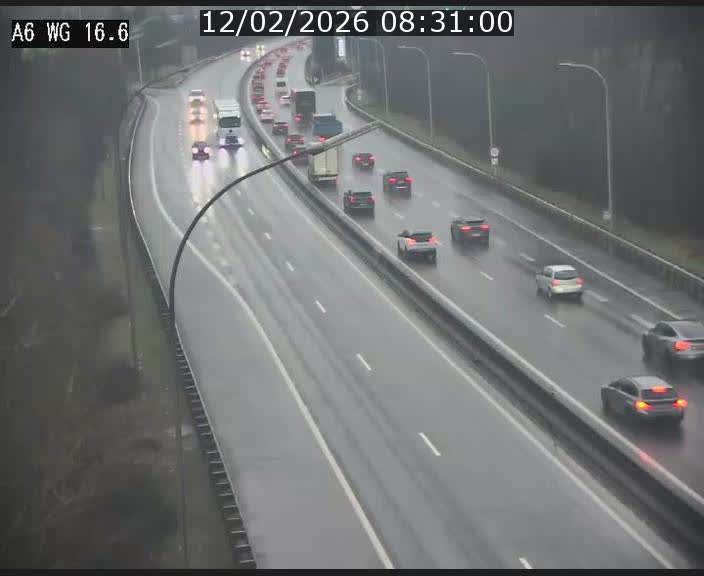 Traffic live webcam Luxembourg Aire de Capellen - A6 - BK 16.6 - direction Luxembourg/France/Allemagne