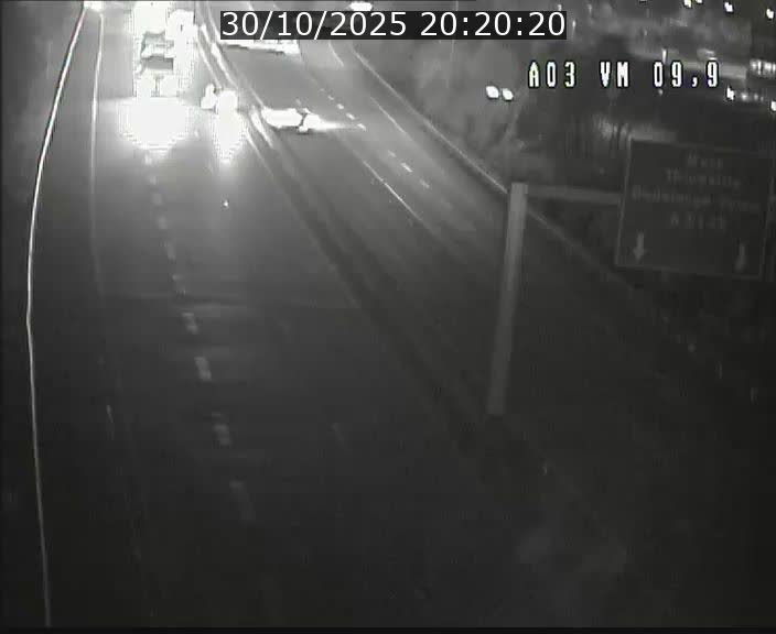 Webcam Autoroute à la Croix de Bettembourg - A3 - BK 9.9 - direction France