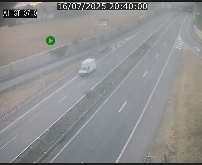 Traffic live webcam Luxembourg Cents - A1 direction Kirchberg - BK 7