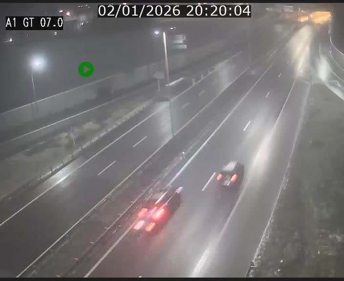 Traffic live webcam Luxembourg Cents - A1 direction Kirchberg - BK 7