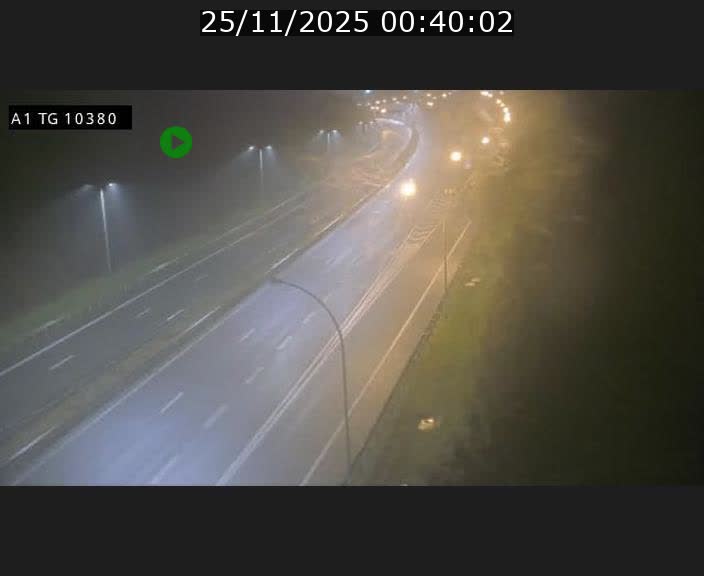 Traffic live webcam Luxembourg Senningerberg - A1 direction Luxembourg Kirchberg - BK 10.3