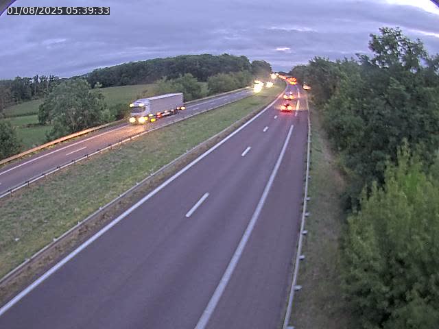 Caméra autoroute France - A31, Fey direction Metz