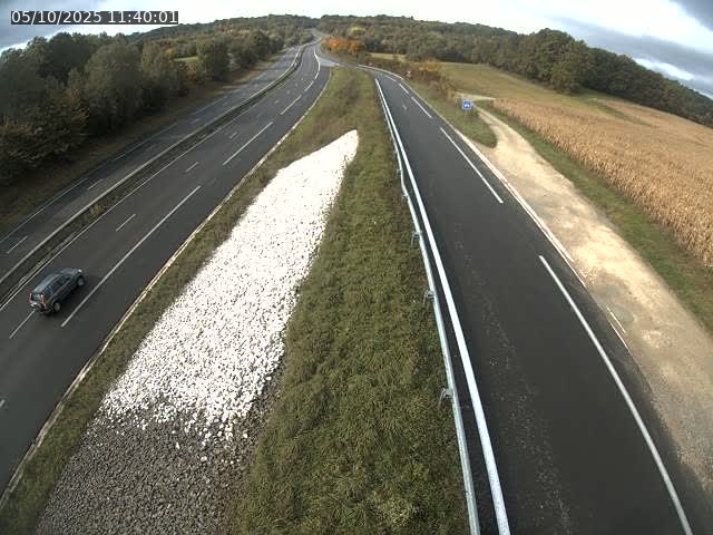 Webcam trafic à la Houpette, sur la Nationale 4 (N4) dans la commune de Rupt-aux-Nonains