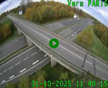 Clone of Caméra routière sur l'autoroute A20 au nord de Limoges, à la jonction avec la N520. Vue orientée vers Paris