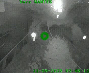 Webcam N147 au nord de Poitiers et à la jonction avec la A10