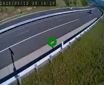 Caméra autoroutière France - A75, Engayresque, entre Millau et Séverac-le-Chateau, en direction de Montpellier