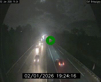 Webcam sur le périphérique de Rennes (N136) à hauteur du quartier Bréquigny, au sud de la ville