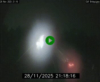 Webcam sur le périphérique de Rennes (N136) à hauteur du quartier Bréquigny, au sud de la ville