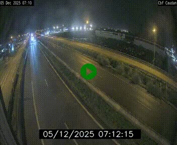 Webcam sur la N165 à hauteur de Caudan, dans le Morbihan.