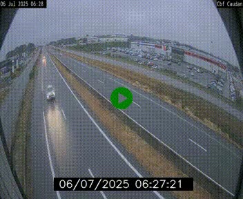 Webcam sur la N165 à hauteur de Caudan, dans le Morbihan.